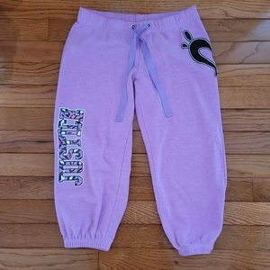 Justice Girls size 10 cropped sweatpants
